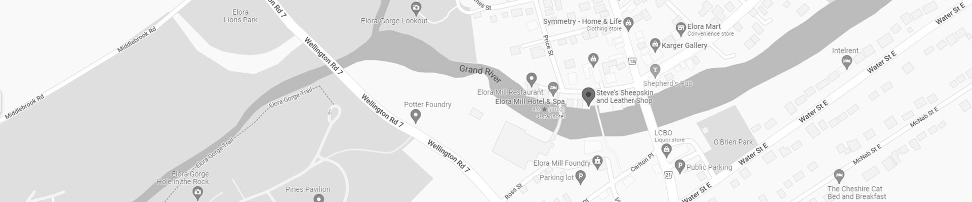 Map location of Steve's Sheepskin & Leather Shop